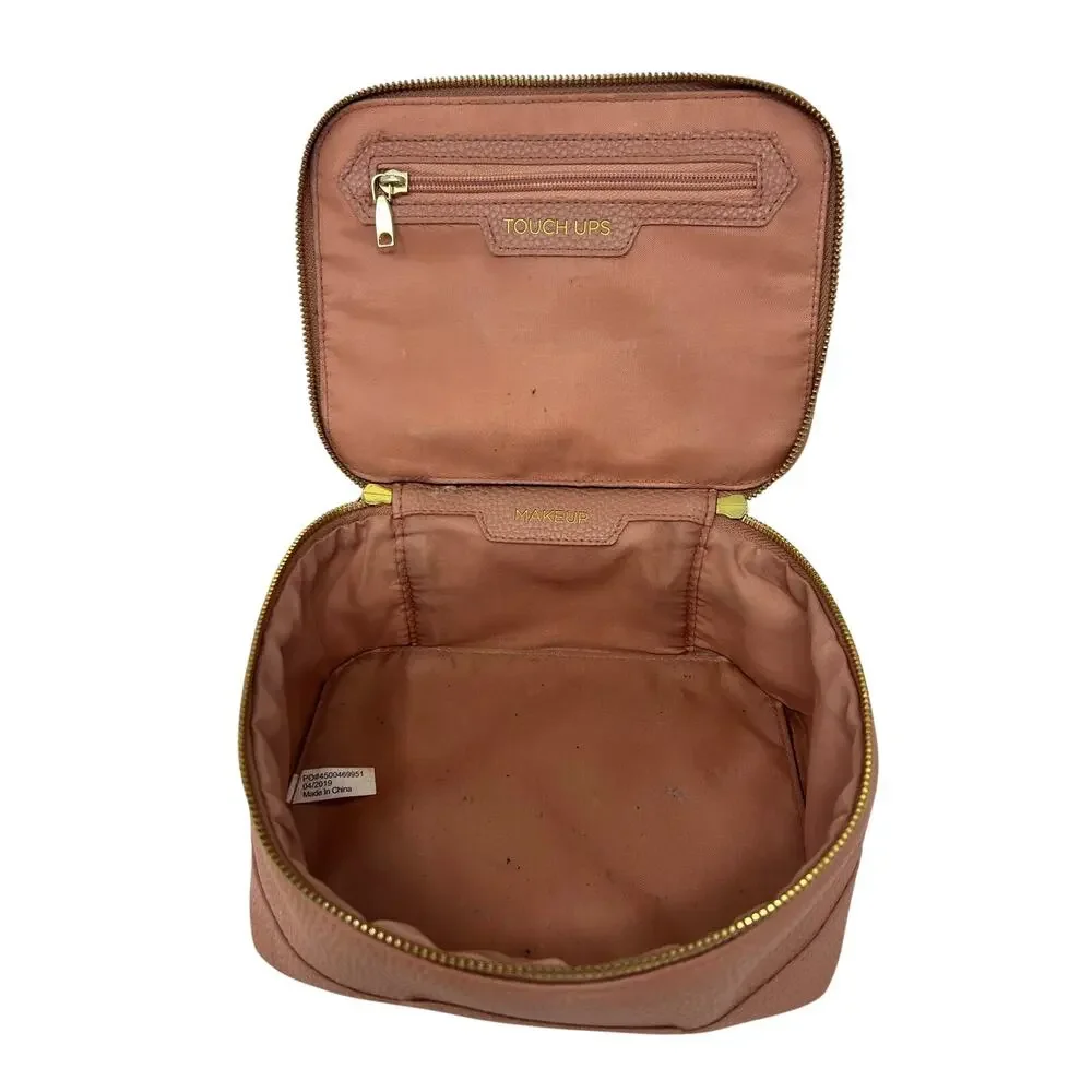 Tartan & Twine Faux Leather Tassel Makeup Travel Bag